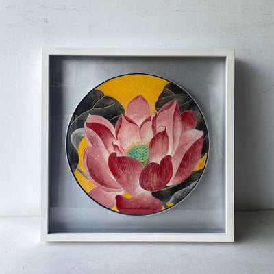 ｜膠彩｜#620+圓細內框+壓克力1