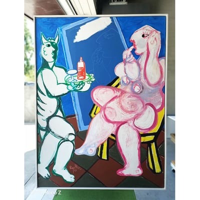 ｜油畫｜#720L+布架 加強1