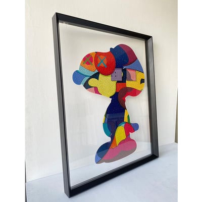 ｜Kaws x Snoopy 拼圖｜#A62+雙壓克力2