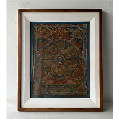 ｜唐卡｜#450+700-1+壓克力 雙框1