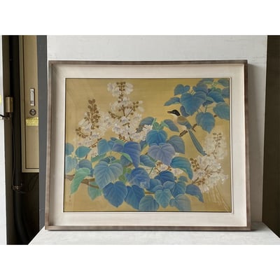 ｜膠彩換框｜#620+7-22