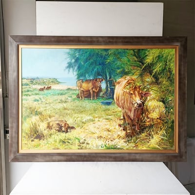 ｜油畫｜雙框 #900-2+130平1