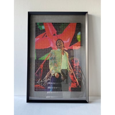｜絕版Michael Jackson珠光拼圖｜#A62+壓克力 懸浮1