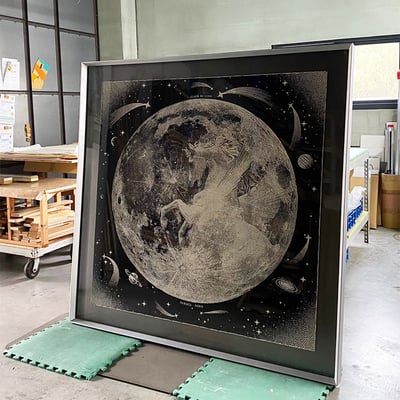 ｜Hermès愛馬仕140方巾｜#A72 懸浮2