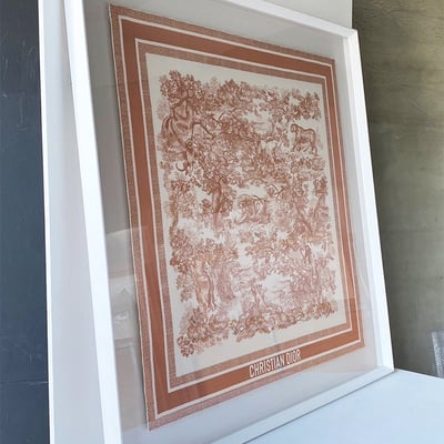 ｜CHRISTIAN DIOR 90方巾｜#A62 懸浮2