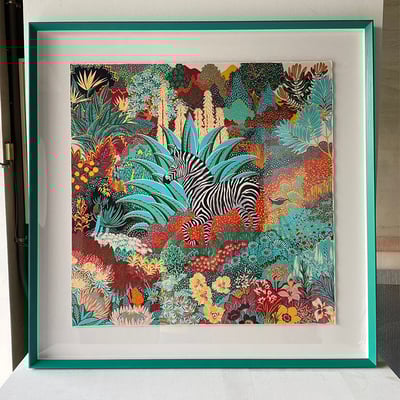 ｜Hermès愛馬仕90方巾｜#A62 懸浮1