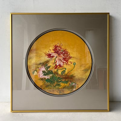 ｜膠彩｜#鋁框5302+雙層卡紙窗+壓克力1