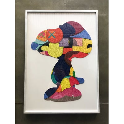 ｜Kaws x Snoopy 拼圖｜#150 直接裱1