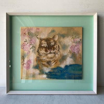 ｜膠彩｜#A62+底厚卡#641色 圖懸浮1