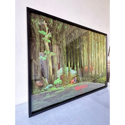 ｜魔法公主A1海報｜#150+壓克力直接裱2