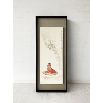 ｜膠彩｜#160L+絹 立體1