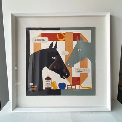 ｜Hermès愛馬仕45方巾｜#A62 懸浮3