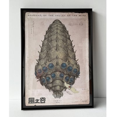 ｜限量版王蟲圖鑑海報｜#鋁框3429T 平貼1