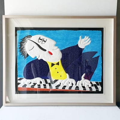 ｜版畫｜雙框 #600+9-2+布架1