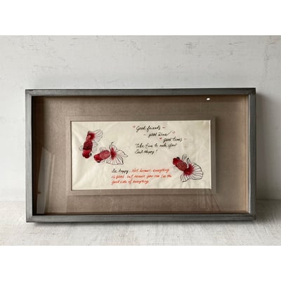 ｜水墨｜#150+卡紙窗收邊 圖懸浮3