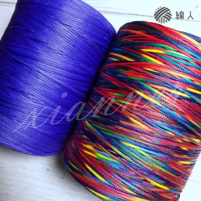 『線人』 蠟線 1.5mm 扁條 手縫線 編織 大包裝 手繩 皮革 縫紉線 蠟繩 蠟線手環 bracelets7