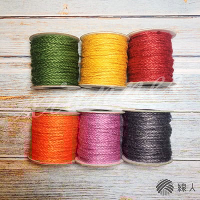 麻繩 3mm 小包裝 黃麻繩1