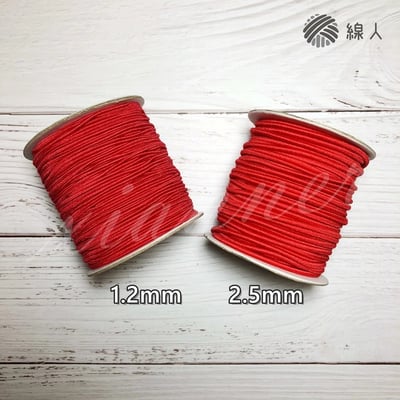 『線人』 鬆緊帶 彈性繩 1.2mm 久帶繩 串珠 編織 面鏡帶 潛水面鏡用 潛水編織帶 圓 30色2