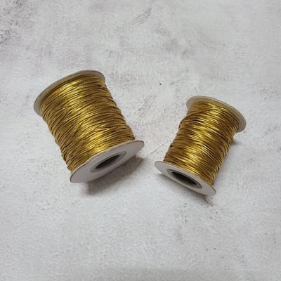 『線人』 金蔥 銀蔥 鬆緊帶 彈性繩 束帶 金蔥彈繩 銀蔥彈繩2