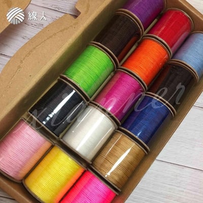 『線人』 A線 B線 玉線 珠寶線 串珠 吊繩 編織 勾針 種子吊飾 盒裝 15色入 迷你款5