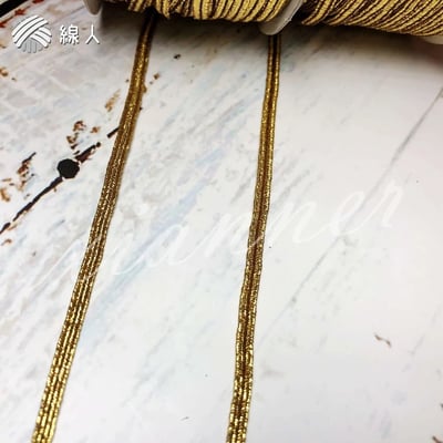 『線人』 金蔥 銀蔥 鬆緊帶 彈性 扁鬆緊帶 束帶 伸縮 禮盒 手作 包裝 台灣製3