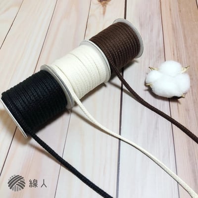 『線人』 棉繩 燈芯繩 60克 束口繩 編織 燈蕊 酒精燈繩 吸水盆栽 Macrame 3色3