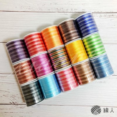 『線人』 漸層 段染線 絲繡線 湘繡線 春仔花 纏花 電繡 繡花線 裝飾線 機繡線 手縫6