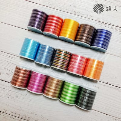 『線人』 漸層 段染線 絲繡線 湘繡線 春仔花 纏花 電繡 繡花線 裝飾線 機繡線 手縫5
