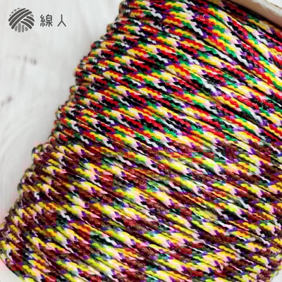 『線人』 七色線 幸運線 平安繩 貴人 桃花 開智慧 可選加金絲 平安符 招財 宗教 手鍊3