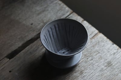 咖啡壺瀘杯組 / 灰5