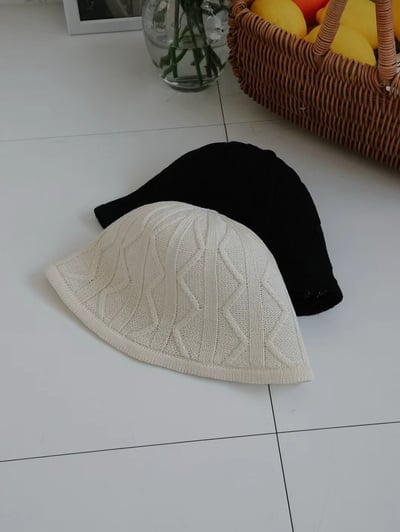 韓國 UNI 少見設計圖騰防曬盆帽夫帽6