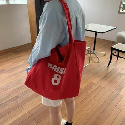 韓國TRO 梅森學生休閒帆布托特包4