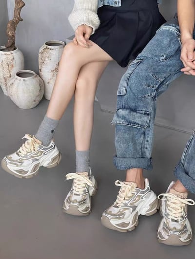 韓國 AL 六公分焰炎旋風老爹鞋 (女)7