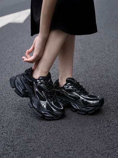 韓國 AL 六公分諜影旋風老爹鞋 (男女）4