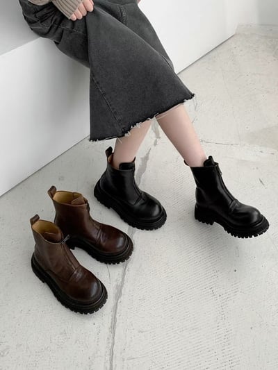 正韓NAA高定款增高英倫短靴2