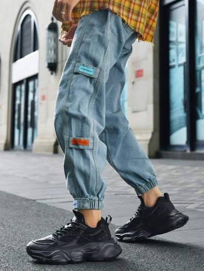 韓國 VBIN 透氣三角機械老爹鞋   ( 最大48號 )2