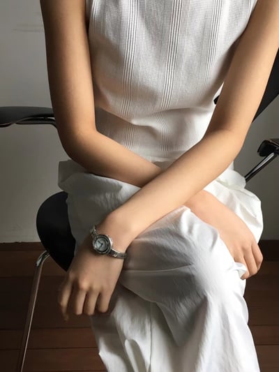 韓國NYU 法式古典石刻JOY幸運手錶4