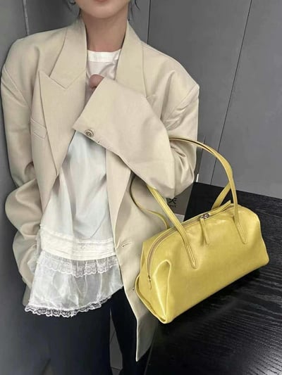 韓國TRO 復古波士頓保齡球腋下包2