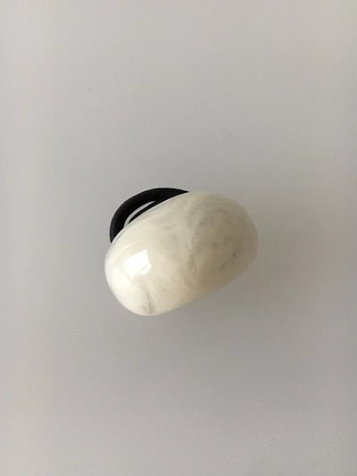 韓國NYU 水墨大理石紋理饅頭髮圈6