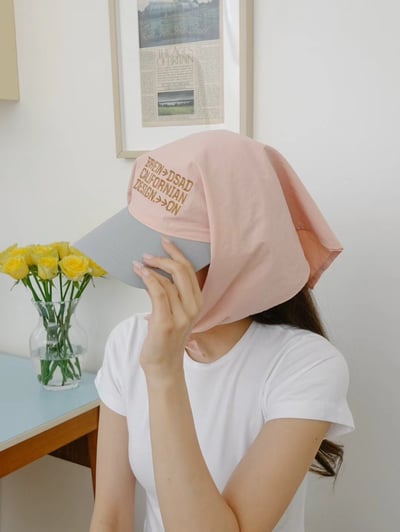 韓國 UNI GD權志龍撞色頭巾帽子1