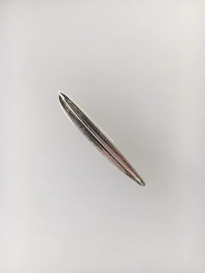 韓國NYU 時光迴廊金屬竹葉釦夾4