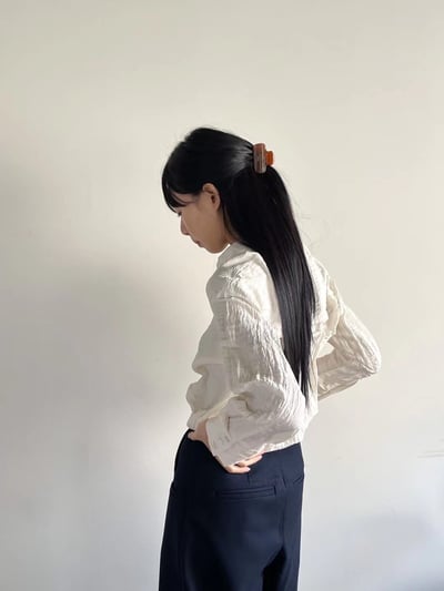 韓國NYU 牛奶糖迷你鯊魚夾4