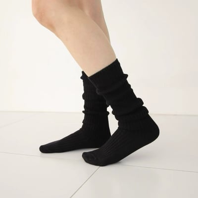 韓國 UNI 韓系密織直紋長筒長襪3