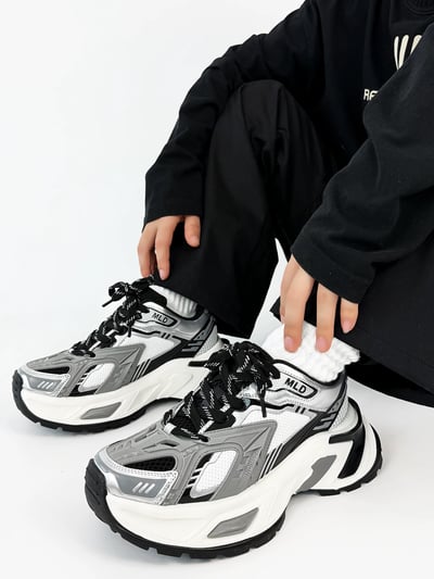 韓國 VBIN 科技流線 MLD 男女老爹鞋11