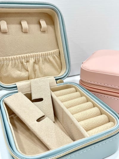 JS 皮面方形飾品收納盒2