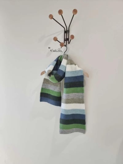 正韓EBA學生復古撞色圍巾13