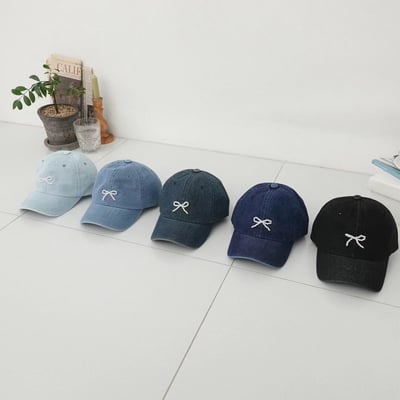 韓國 NU 美式單寧珍珠復古棒球帽6