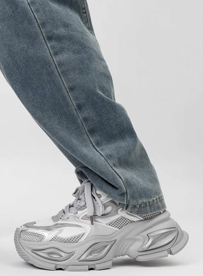 韓國 AL 六公分銀焰旋風老爹鞋 (男)3