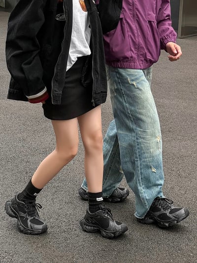 韓國 AL 停產 最後庫存 槍釘斜網老爹鞋2