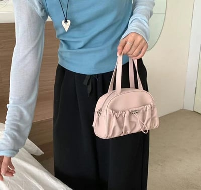 韓國TRO 法式波士頓貝殼手提斜挎包4